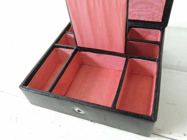 PIONEER スペイン ラムスキン製 ヴィンテージ　ジュエリーケース　アクセサリーケース 宝石箱　時計保管ケース ジュエリーボックス