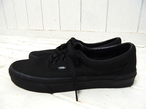 【US・VANS】BLACK/BLACK・バンズ・ERA・スニーカー・メンズ9.0