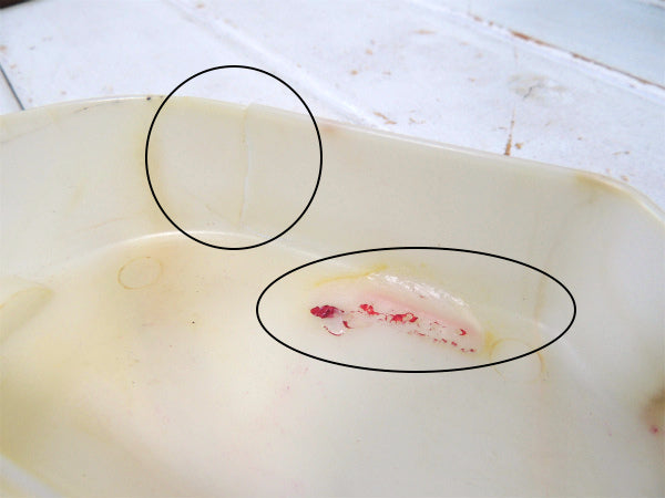 【アメリカンツーリスター】ダイアルロック付き・水色・ヴィンテージ・2段メイクボックス/コスメボックス