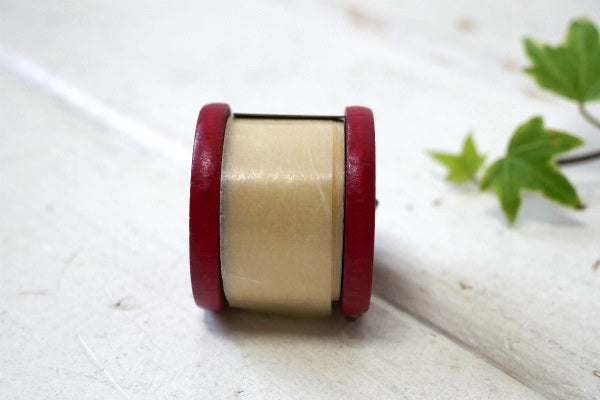 Dennison 木製スプール 40's ヴィンテージ メンディングテープ 補修 テープ USA