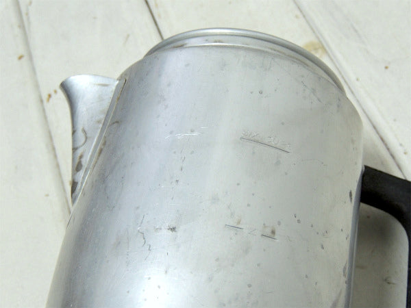 【COMET社】アルミ製・ヴィンテージ・パーコレーター/コーヒーポット/アウトドア/ジャンク品