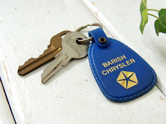 【CHRYSLER・クライスラー】自動車関連・ヴィンテージ・キーホルダー・鍵2本付き・FUEL