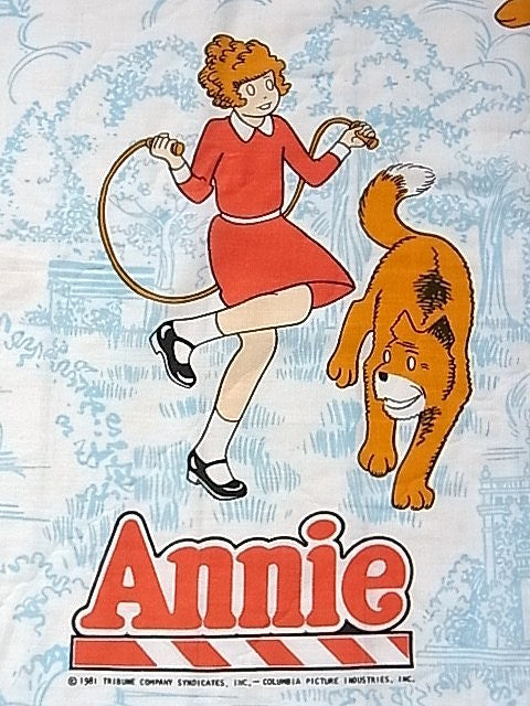 【ANNIE】アニー・80’sヴィンテージ・ユーズドシーツ(1/2)　USA