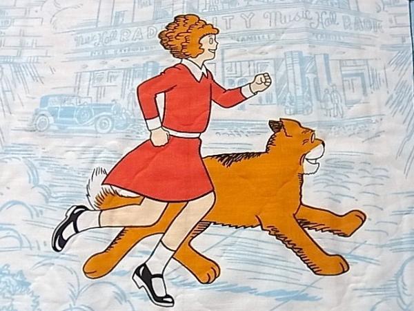 【ANNIE】アニー・80’sヴィンテージ・ユーズドシーツ(1/2)　USA