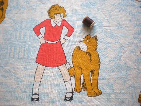 【ANNIE】アニー・80’sヴィンテージ・ユーズドシーツ(1/2)　USA