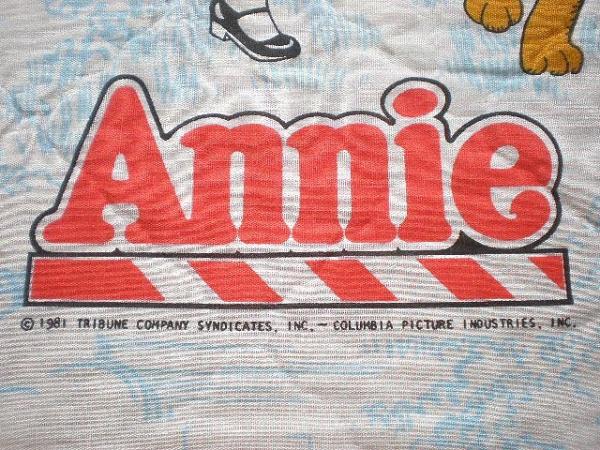 【ANNIE】アニー・80’sヴィンテージ・ユーズドシーツ(1/2)　USA