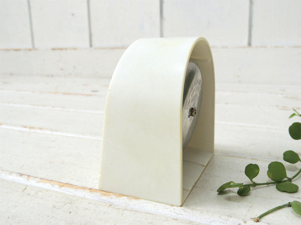 【Sunbeam】ホワイト・プラスティック製・ヴィンテージ・キッチンタイマー/タイマー USA