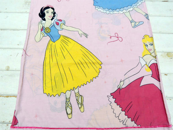 【ディズニープリンセス】シンデレラ&オーロラ姫&美女と野獣のベル・USEDピロケース・枕カバー
