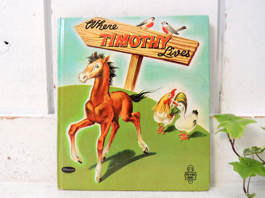 【Where TIMOTHY Lives】馬のティモシー・ヴィンテージ・絵本/ピクチャーブック