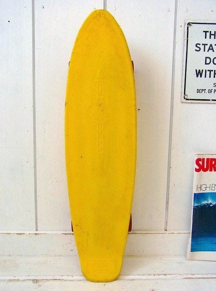 【TRICKRAY MOTO BOARD】イエロー・ヴィンテージ・スケートボード USA