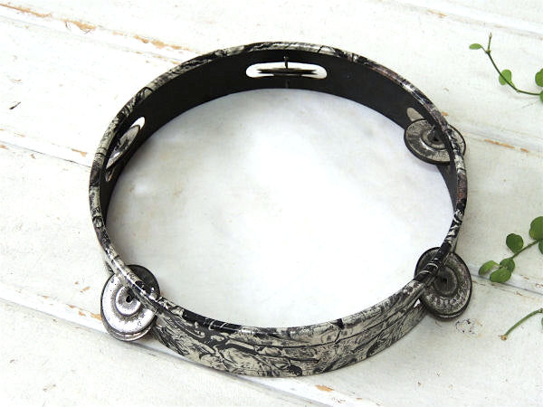 【1960s・ミッキーマウスクラブ】ディズニー・ヴィンテージ・TOY・タンバリン・楽器