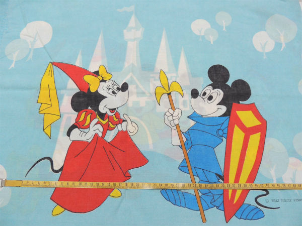 【ミッキー&ミニー】ディズニー・レトロミッキー・ヴィンテージ・ピロケース/枕カバー