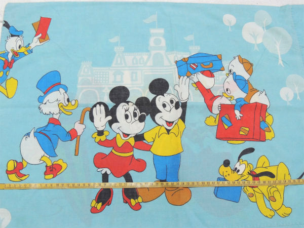 【ミッキー&ミニー】ディズニー・レトロミッキー・ヴィンテージ・ピロケース/枕カバー