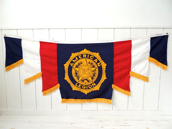 【USミリタリー】AMERICAN　LEGION・ヴィンテージ・フラッグ・サイン・旗・垂れ幕