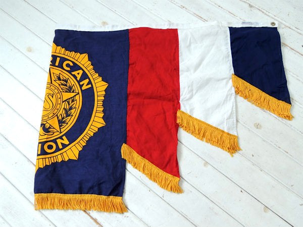 【USミリタリー】AMERICAN　LEGION・ヴィンテージ・フラッグ・サイン・旗・垂れ幕