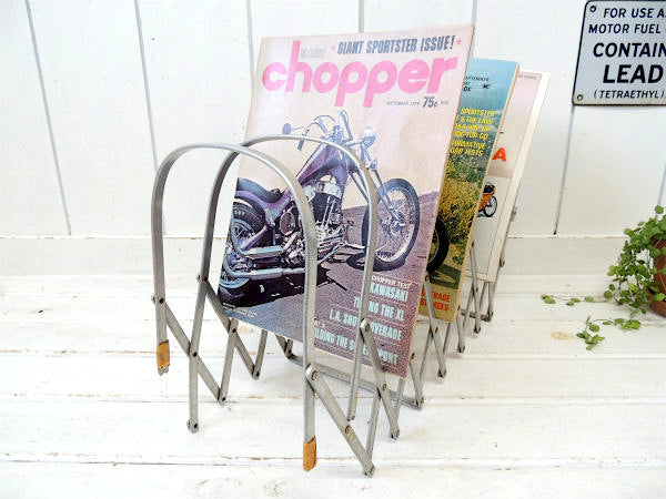 【EVANS】工業系・アルミ製・ヴィンテージ・コレーター・USA・書類ラック