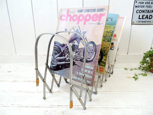 【EVANS】工業系・アルミ製・ヴィンテージ・コレーター・USA・書類ラック