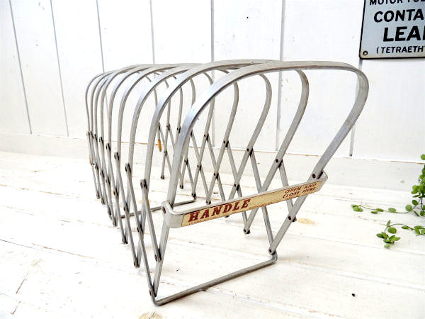 【EVANS】工業系・アルミ製・ヴィンテージ・コレーター・USA・書類ラック