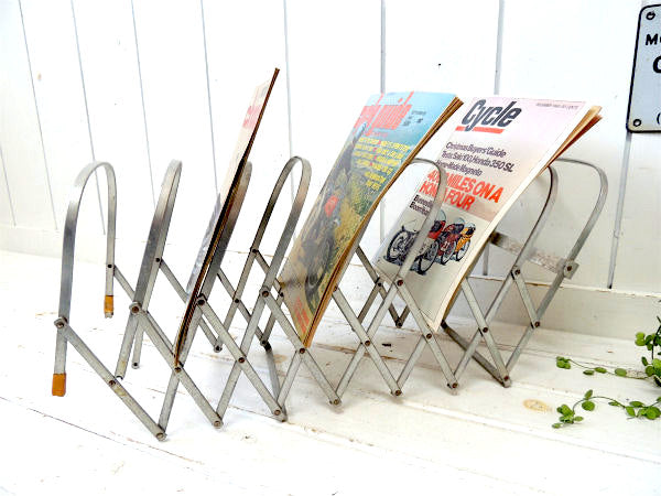 【EVANS】工業系・アルミ製・ヴィンテージ・コレーター・USA・書類ラック