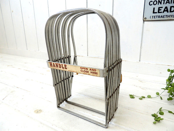 【EVANS】工業系・アルミ製・ヴィンテージ・コレーター・USA・書類ラック