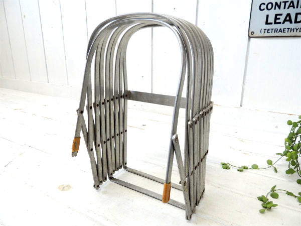 【EVANS】工業系・アルミ製・ヴィンテージ・コレーター・USA・書類ラック