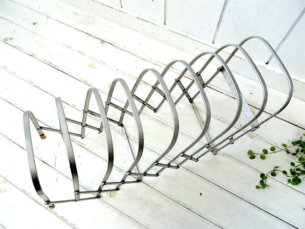 【EVANS】工業系・アルミ製・ヴィンテージ・コレーター・USA・書類ラック