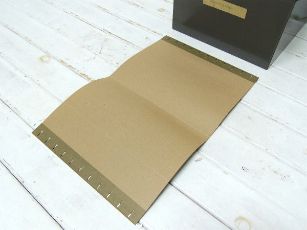 【OXFORD】グレー・メタル製・ヴィンテージ・ファイルケース・書類ケース・引き出し USA