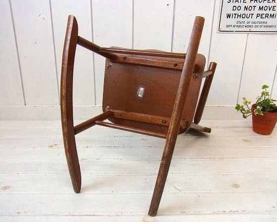HEDSTOROM 木製 ポニー柄 子供用 ヴィンテージ ロッキングチェア 子供イス チャイルドチェア USA