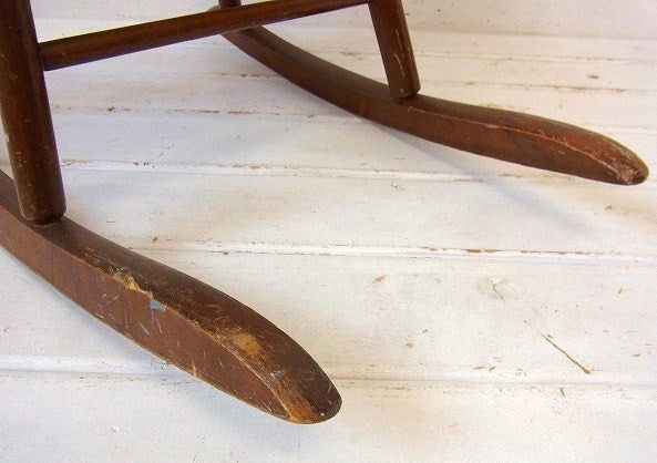 HEDSTOROM 木製 ポニー柄 子供用 ヴィンテージ ロッキングチェア 子供イス チャイルドチェア USA