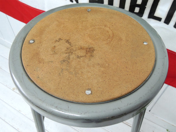 【MAYLINE】インダストリアル・ヴィンテージ・ラウンドスツール/チェア/ガレージスツール USA