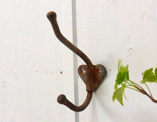 USA アイアン製 シャビーなアンティーク・フック ハンガーフック DIY インダストリアル