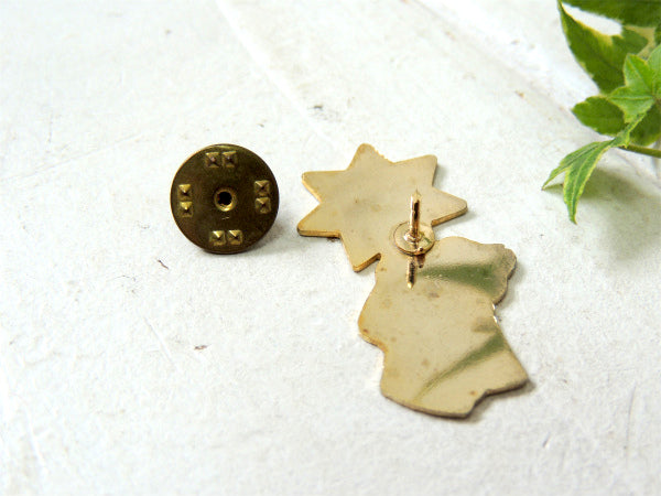 【ヨギ・ベア・Yogi Bear】クマゴロー・熊モチーフ・ヴィンテージ・ピンズ・バッジ・キャラクター