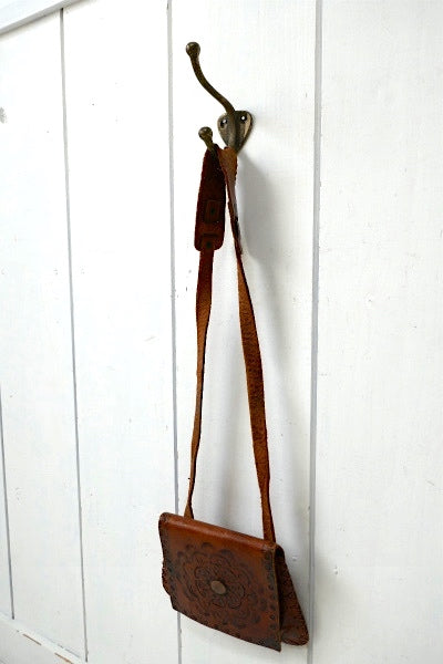 真鍮製・アンティーク・ウォールフック・USA・インダストリアル・フック・インテリア