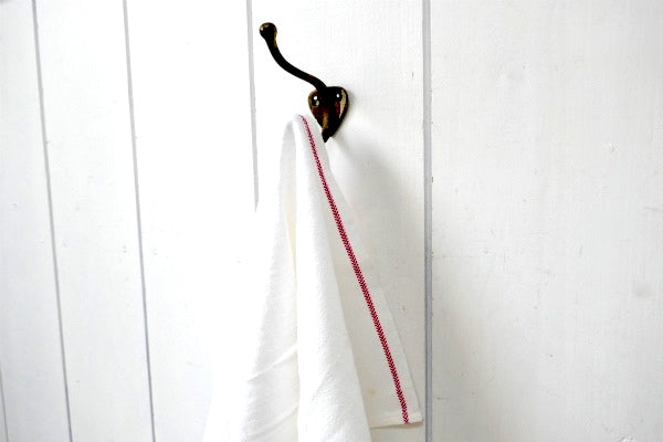 真鍮製・アンティーク・ウォールフック・USA・インダストリアル・フック・インテリア