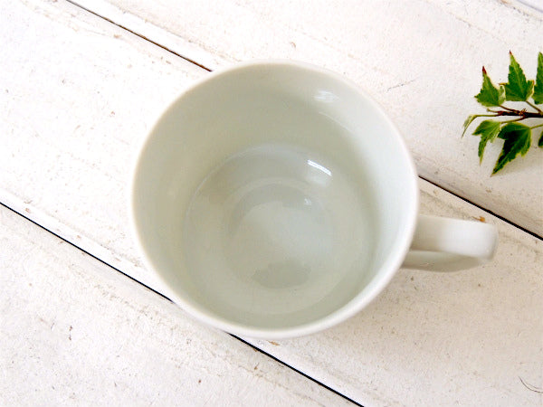 【CAUTION】道路標識デザイン・陶器製・ヴィンテージ・マグカップ/里帰り品