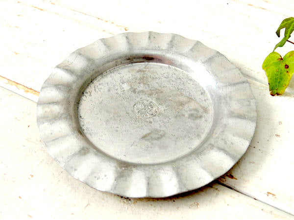 GE ゼネラル エレクトリック アドバタイジング アルミ製 ヴィンテージ プレート 灰皿 トレイ USA