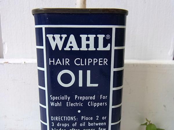 【WAHL CLIPPER】ヴィンテージ・オイル缶　USA