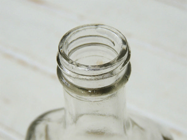 【WATKINS・バニラエッセンス】アンティーク ガラス瓶 オールド ボトル エンボス USA