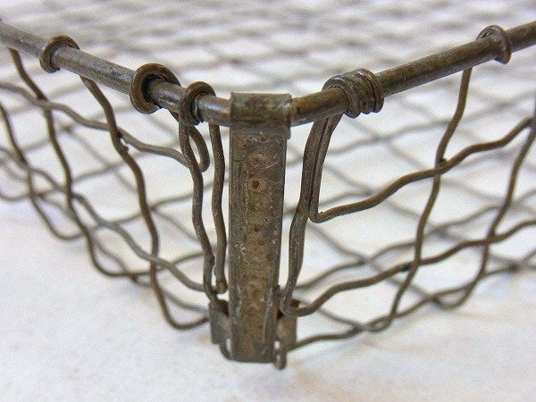 シャビーなアンティーク・ワイヤートレイ/書類トレイ/デスクトレイ　USA