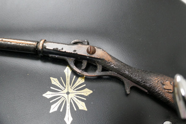 ライフルモチーフ 猟銃・ヴィンテージ・ウォールフック・キーフック・ウォールデコ・壁飾り・里帰り品