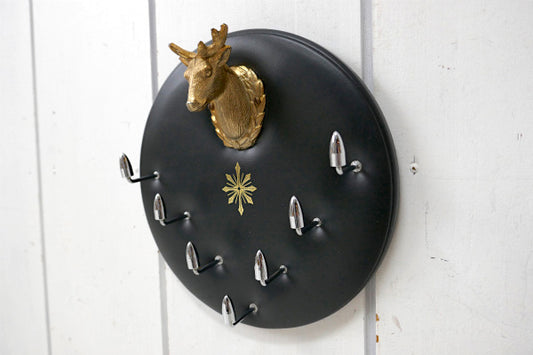 鹿モチーフ ハンティングトロフィー・ビンテージ・ウォールフック・キーフック・ウォールデコ・里帰り品