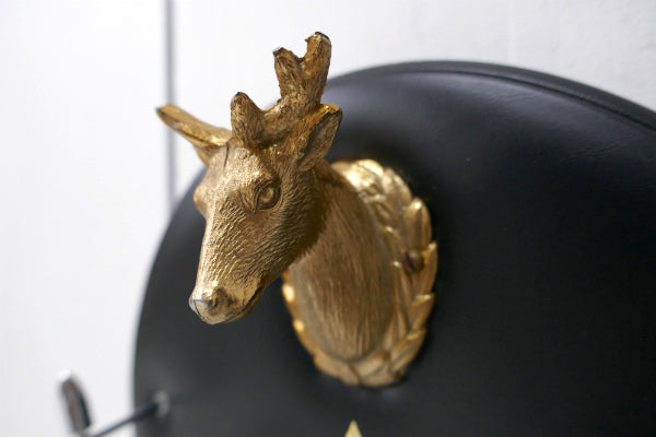 鹿モチーフ ハンティングトロフィー・ビンテージ・ウォールフック・キーフック・ウォールデコ・里帰り品