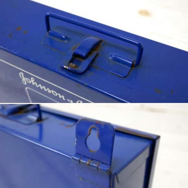 ジョンソン&ジョンソン FIRST AID ヴィンテージ 救急箱 ファーストエイド 収納缶 USA