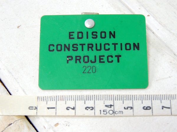 EDISON カリフォルニア 社員証・アメリカンビンテージ・バッジ・USA・アクセサリー