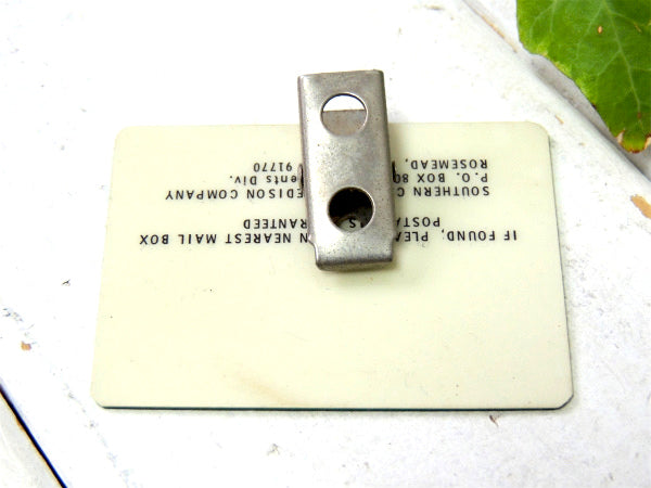 EDISON カリフォルニア 社員証・アメリカンビンテージ・バッジ・USA・アクセサリー