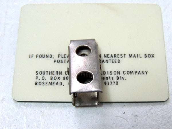 EDISON カリフォルニア 社員証・アメリカンビンテージ・バッジ・USA・アクセサリー