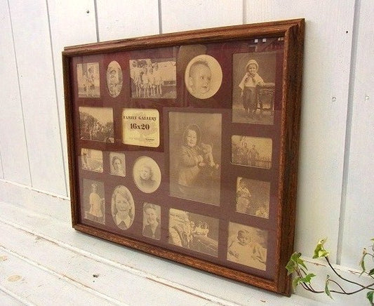 【WALLWORKS】デッドストック・ヴィンテージ・木製・フォトフレーム/額縁 USA