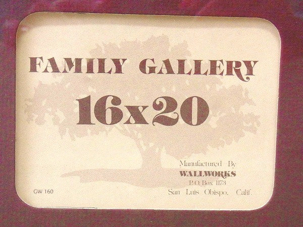 【WALLWORKS】デッドストック・ヴィンテージ・木製・フォトフレーム/額縁 USA