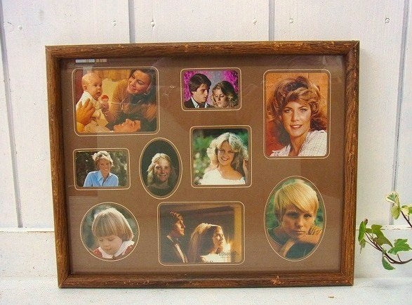 【Intercraft】ウッド柄・デッドストック未使用・ヴィンテージ・フォトフレーム/額縁 USA