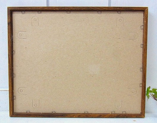 【Intercraft】ウッド柄・デッドストック未使用・ヴィンテージ・フォトフレーム/額縁 USA